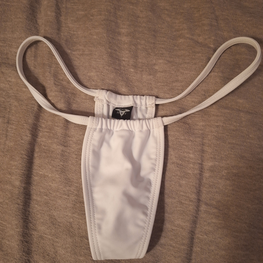 White Thong Bikini Bottom